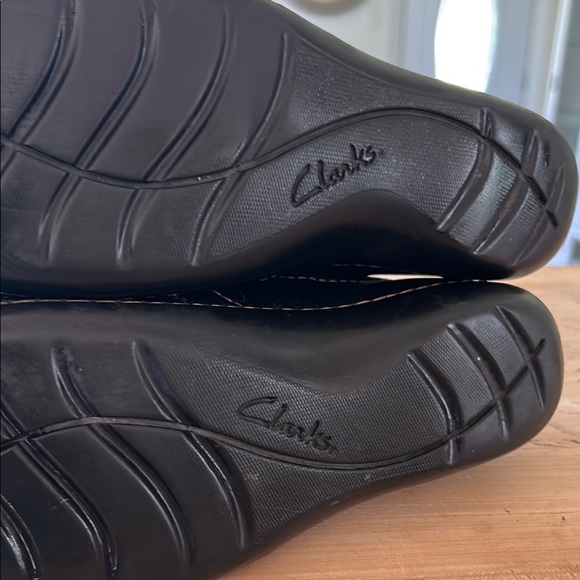 Womens Clarks dark brown Leather Shoes - Picture 6 of 7